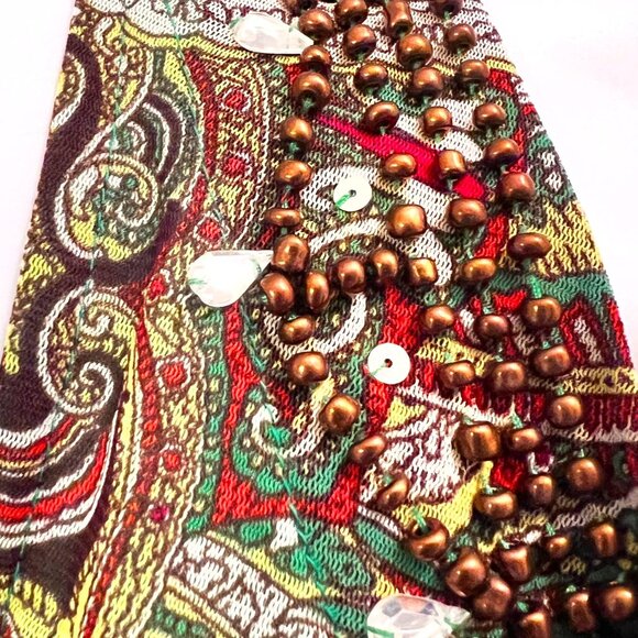 INC International Concepts-Women's Beaded Crystal Sleeveless Tunic Lined XL Top - Picture 13 of 16